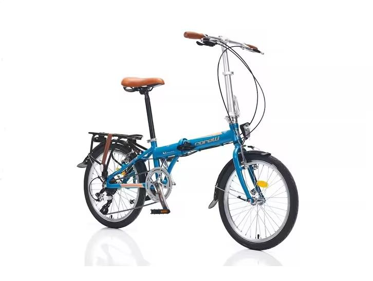 Corelli Just 1.0 20 Jant Mavi Kahverengi Katlanır Bisiklet