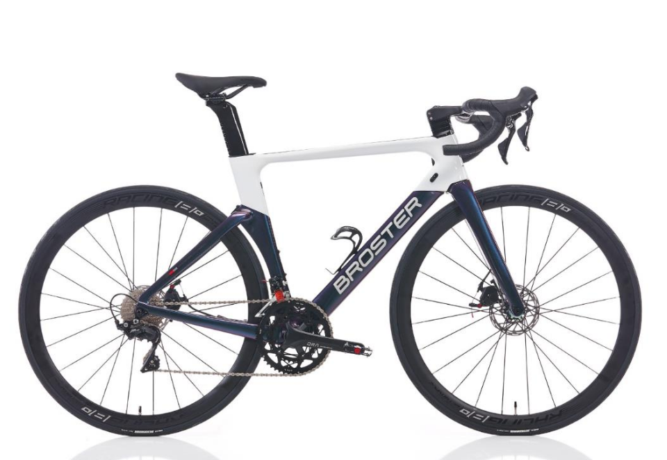 Broster Aero CR-4000 105 set Full Karbon 52 cm Yol Yarış Bisikleti Parlak Gri