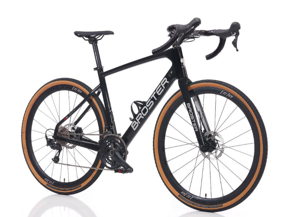 Broster GVR-CR 1000 51 Cm Full Karbon Gravel Yol Bisikleti Parlak Siyah