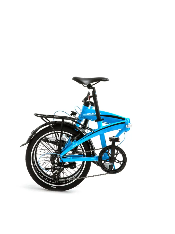 Bisan FX 3500 Altus 8 Vites Katlanır Bisiklet Mavi Siyah