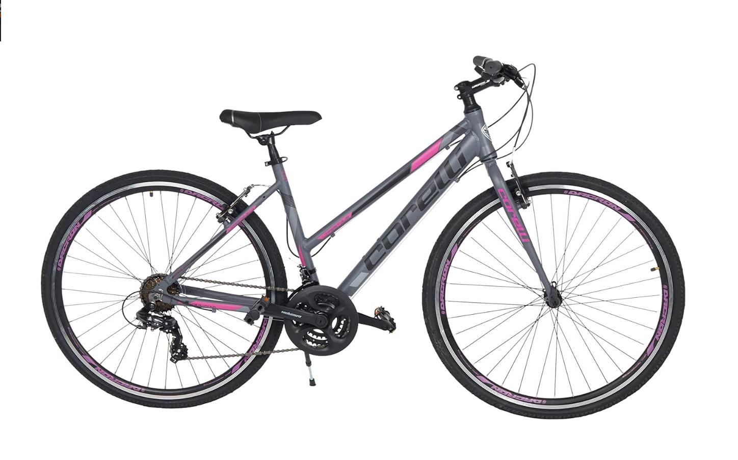 Corelli Lifestyle 1.0 Şehir Bisikleti Gri- Pembe