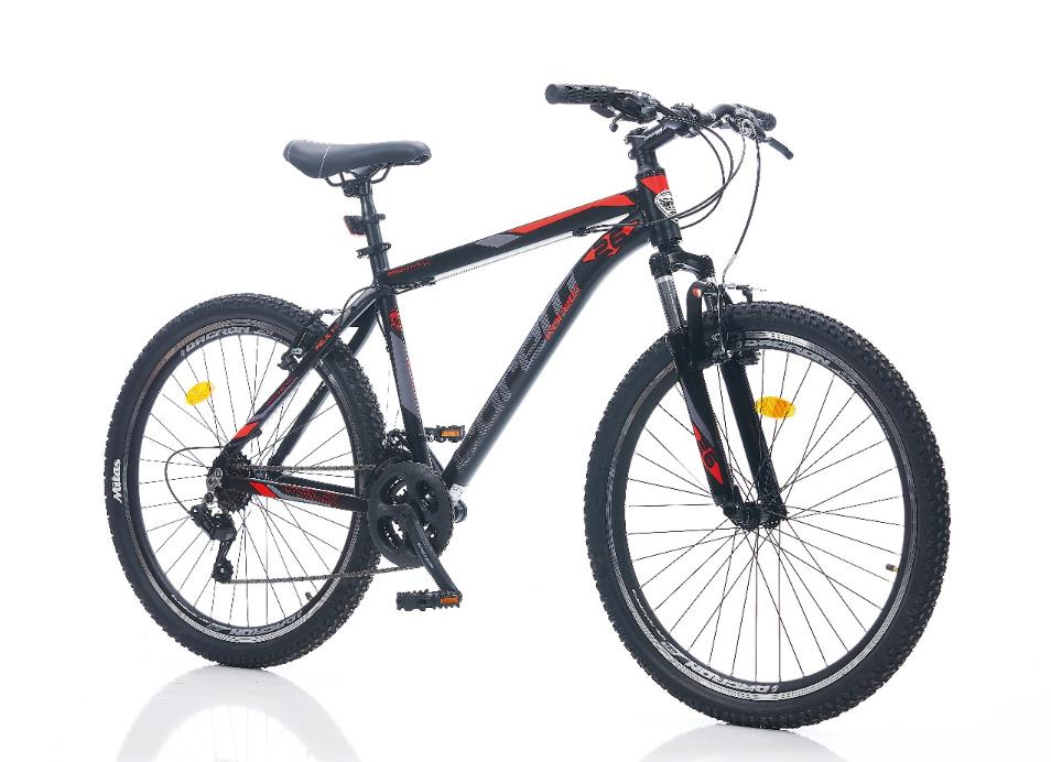 Corelli Felix 3.2 24 Jant V Fren Siyah Kırmızı Çocuk Dağ Bisikleti