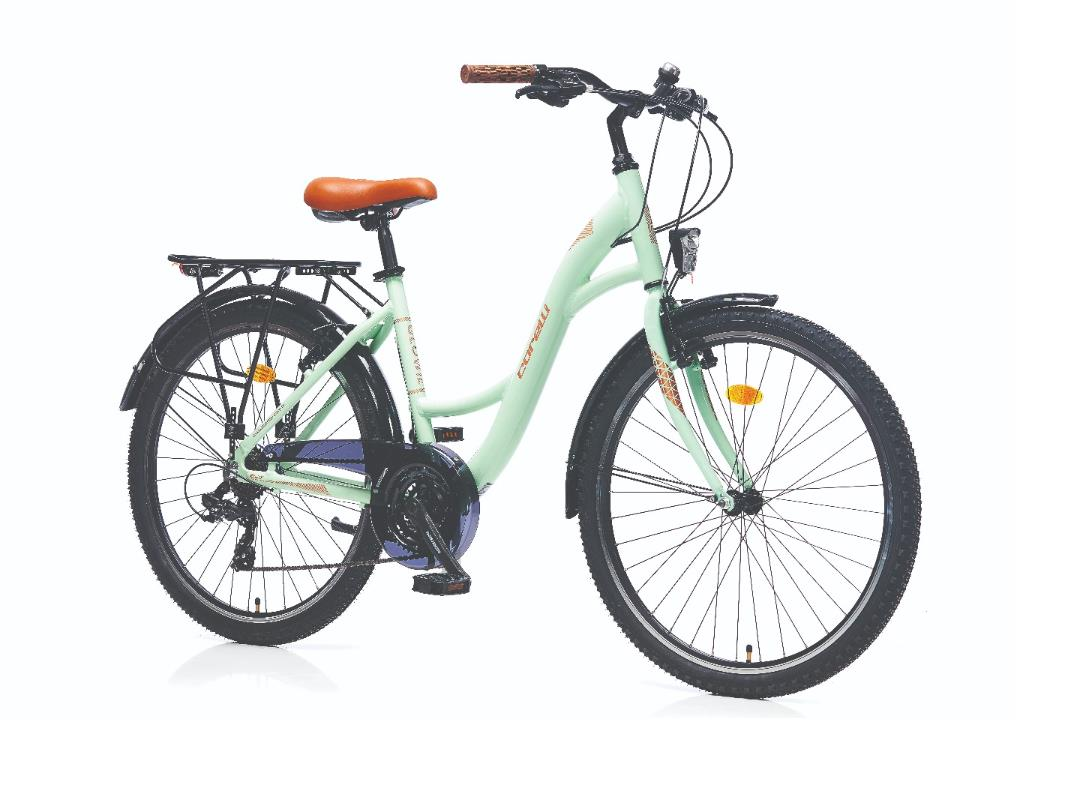 Corelli Glowie 28 Jant 44Cm Green Cooper Yeşil Bakır Şehir Bisikleti