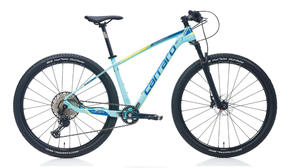 Carraro Setteguadi 9.3 Karbon 29 Jant 475H XT 12V Mat Turkuaz Sarı Dağ Bisikleti