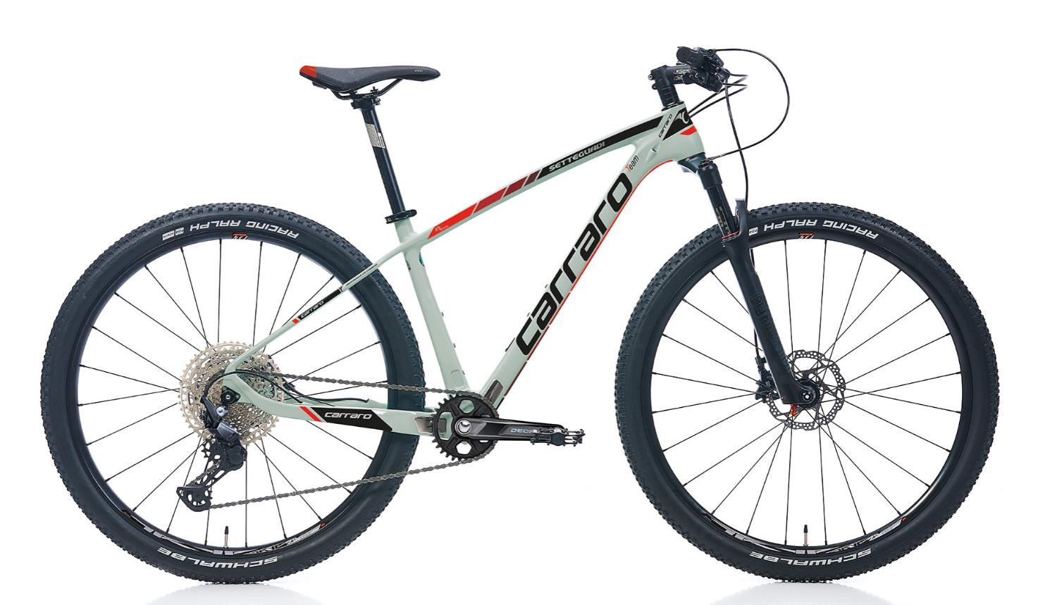 Carraro Setteguadi 9.1 Karbon 475H Deore 12V Çimento Grisi-Kırmızı Siyah