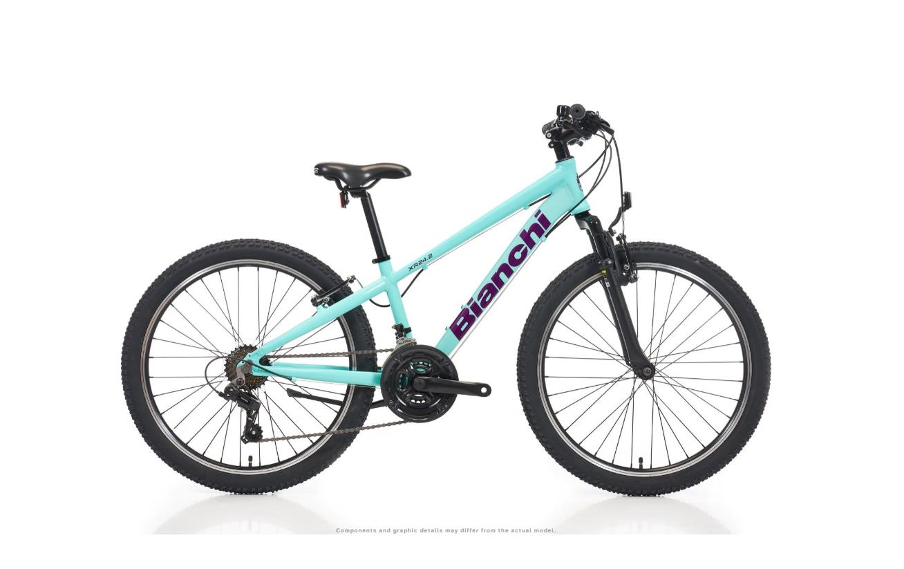Bianchi XR24 33CM 24 jant 21 Vites Celeste Siyah Çocuk Dağ Bisikleti