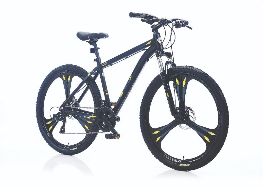 Corelli ZOI 1.1 27.5 MD Jant 18'' Kolon Jantlı iyah Sarı Dağ Bisikleti