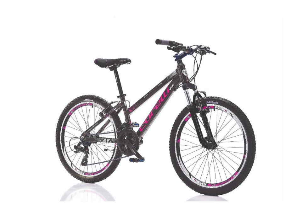 Corelli Via Lady 1.0 26'' Dağ Bisikleti Koyu Gri Fuşya