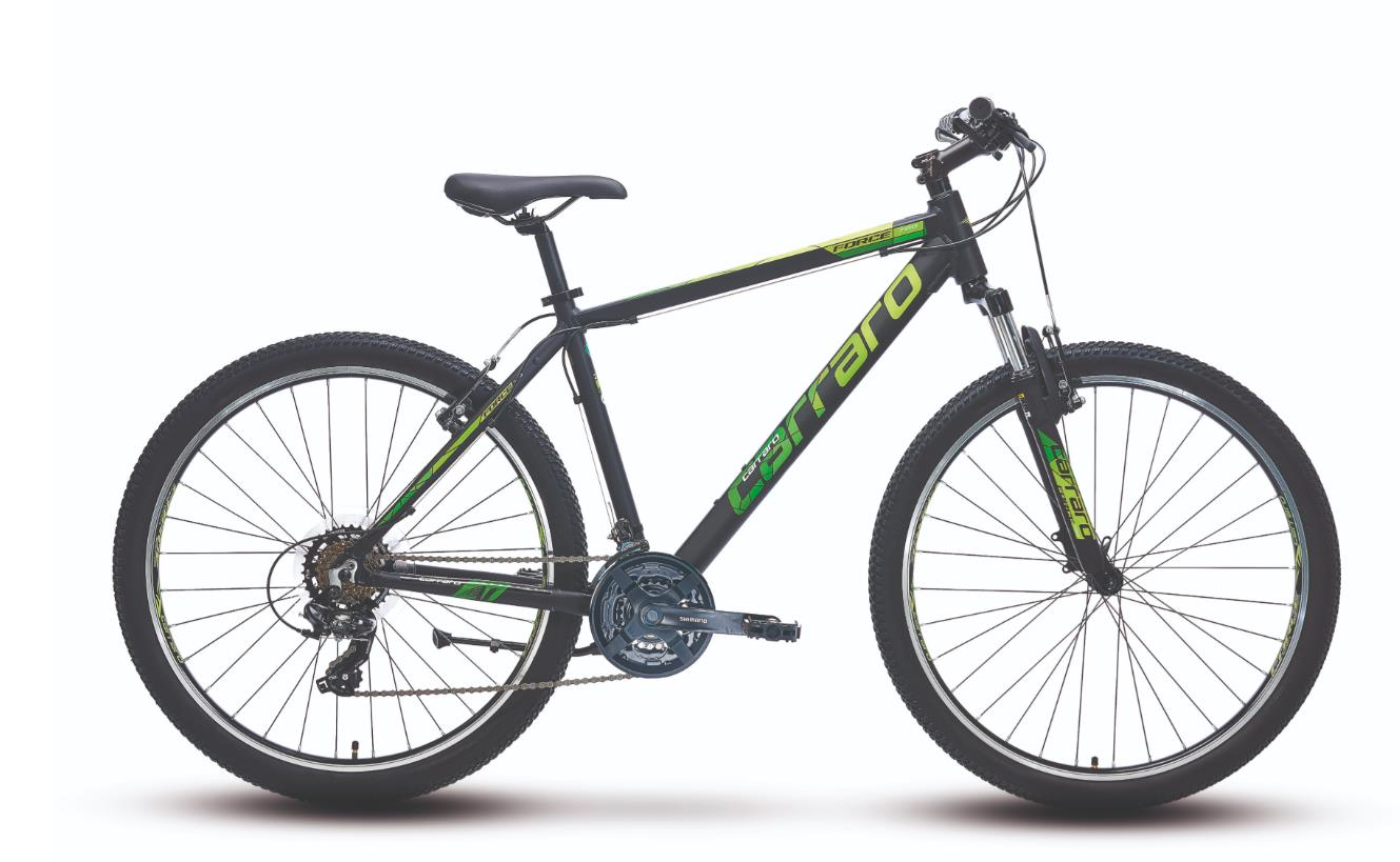 Carraro Force 600 432H 21-V Dağ Bisikleti Mat Antrasit Yeşil Mavi