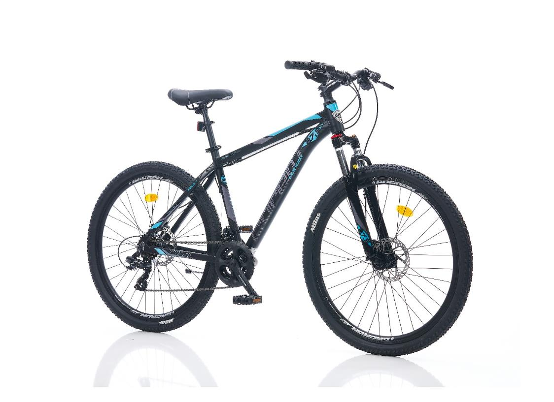 Corelli Felix 1.0 26 Jant Hidrolik Disk Fren Siyah Turkuaz Dağ Bisikleti