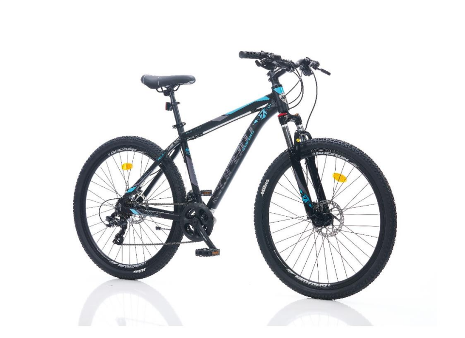 Corelli Felix 1.0 26 Jant Hidrolik Disk Fren Siyah Turkuaz Dağ Bisikleti