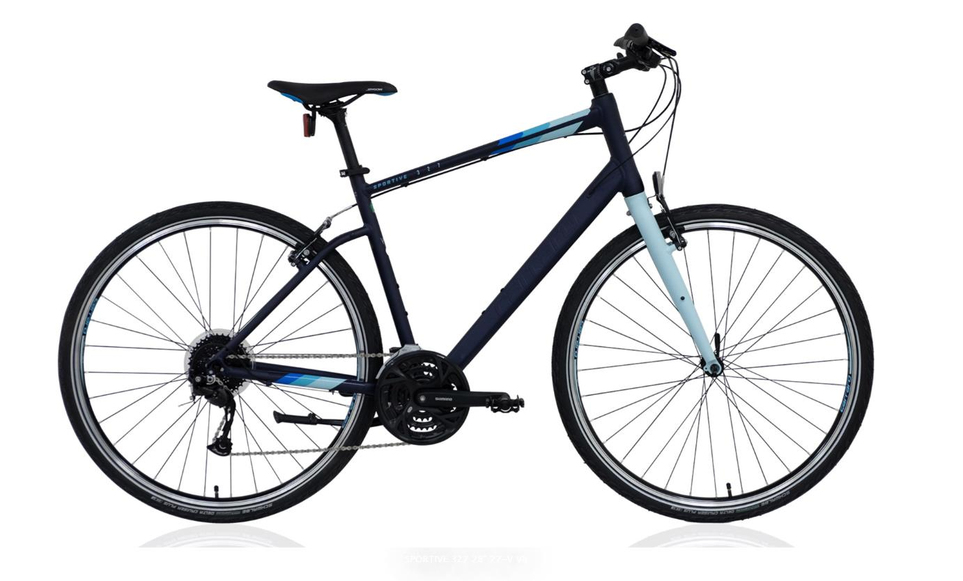 Carraro Sportive 327 406H 27V Mat Lacivert Açık Mavi Şehir Bisikleti
