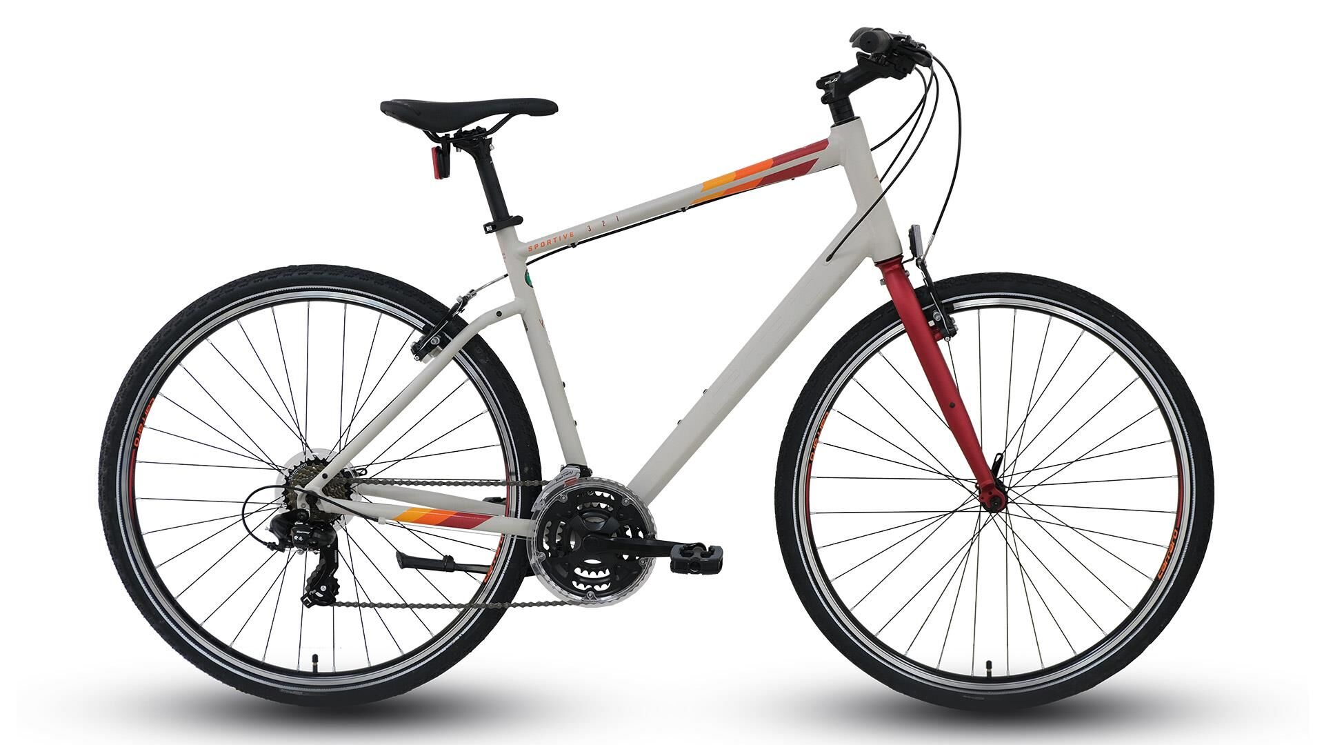 Carraro Sportive 321 440H Mat Gri Kırmızı Turuncu Şehir Bisikleti