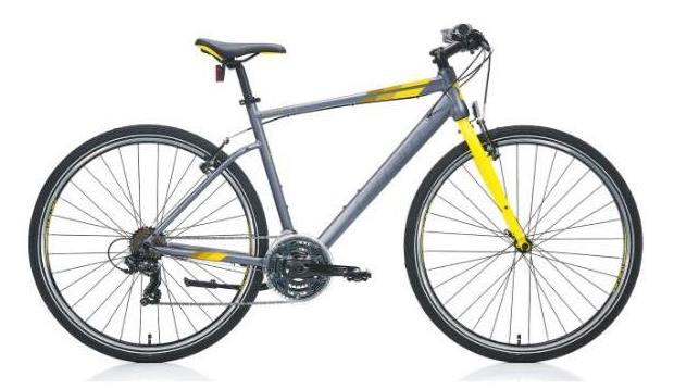Carraro Sportive 321 520H 28 Jant 21 Vites Mat Antrasit Gri  - Koyu Sarı Şehir Bisikleti