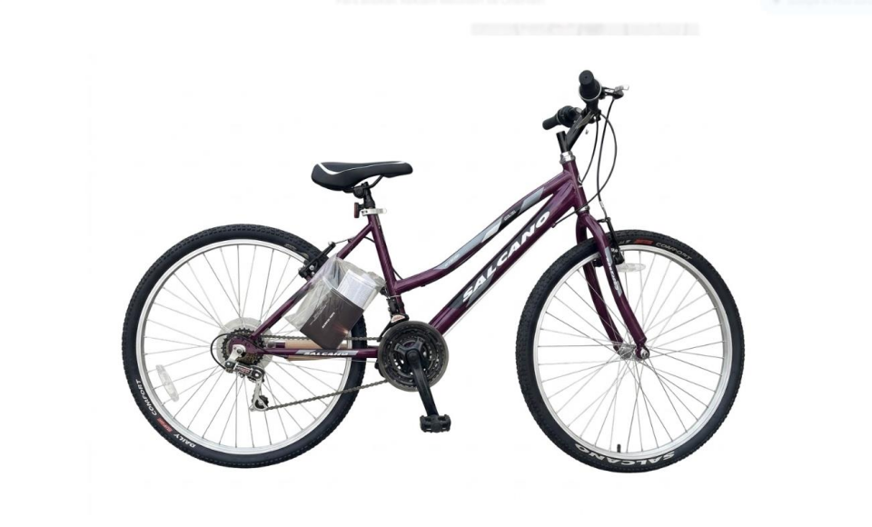 Salcano Excel 26 Lady Mor Siyah Gri Kız Dağ Bisikleti