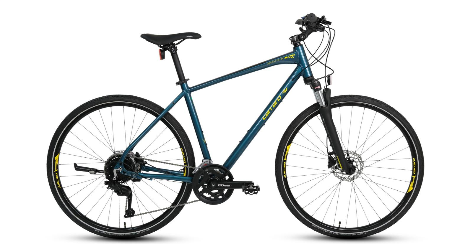 Carraro Sportive 227C Cues 18V 457H Satın Mavi Sarı Siyah Şehir Bisikleti