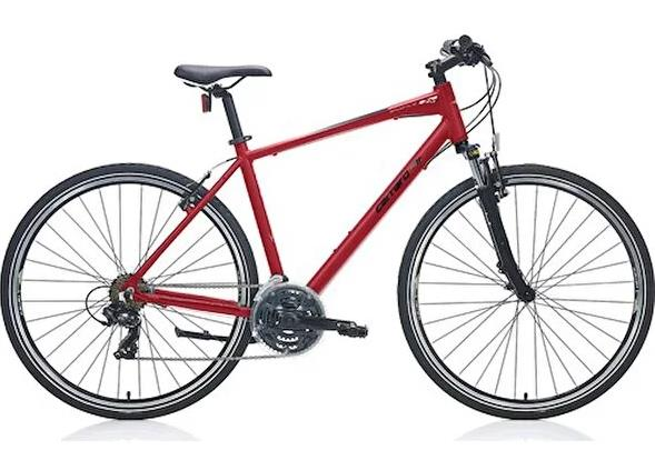 Carraro Sportive 220 457H Mat Krom - Kırmızı Siyah Şehir Bisikleti