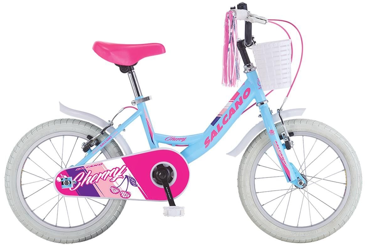 Salcano Cherry 16 Kız Çoçuk Bisikleti Turkuaz Pembe Beyaz