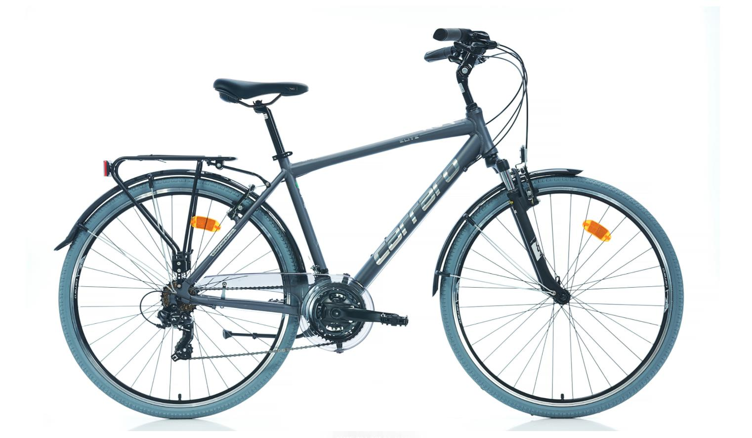 Carraro Elite 704 520H 28 Jant 21 Vites V Fren Mat Antrasit Gri Krom Şehir Bisikleti