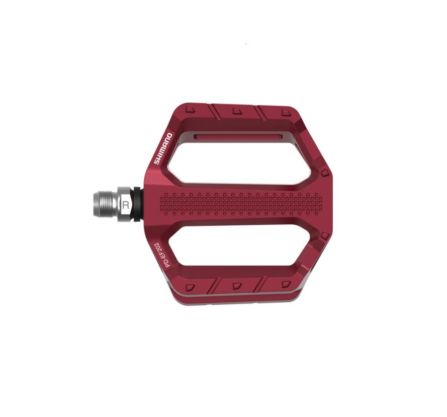 SHIMANO Pedal (Düz) PD-EF202 Kırmızı