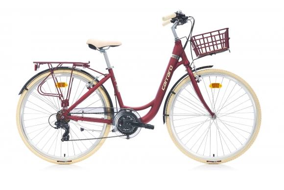 Carraro Juliet 26 430H Şehir Bisikleti Mat Mürdüm - Krom Krem