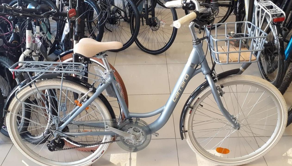 Carraro Juliet 26 430H Şehir Bisikleti Mat Gri - Krom Krem