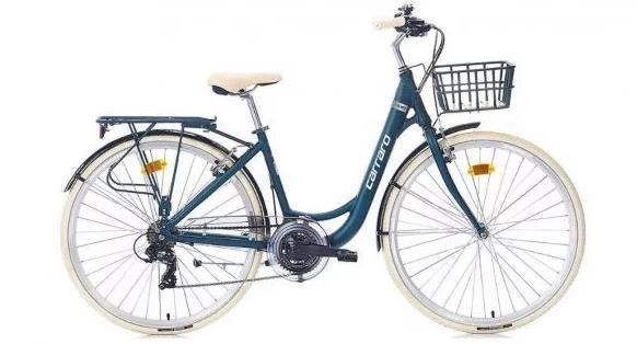 Carraro Juliet 28 430H Şehir Bisikleti Mat Mavi-Krom-Krem