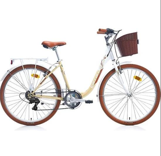 Carraro Juliana 28 430H Şehir Bisikleti Beyaz-Bej-Kahverengi