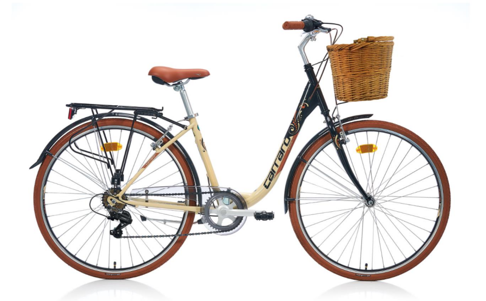 Carraro Juliana 28 430H Şehir Bisikleti Siyah-Bej-Kahverengi