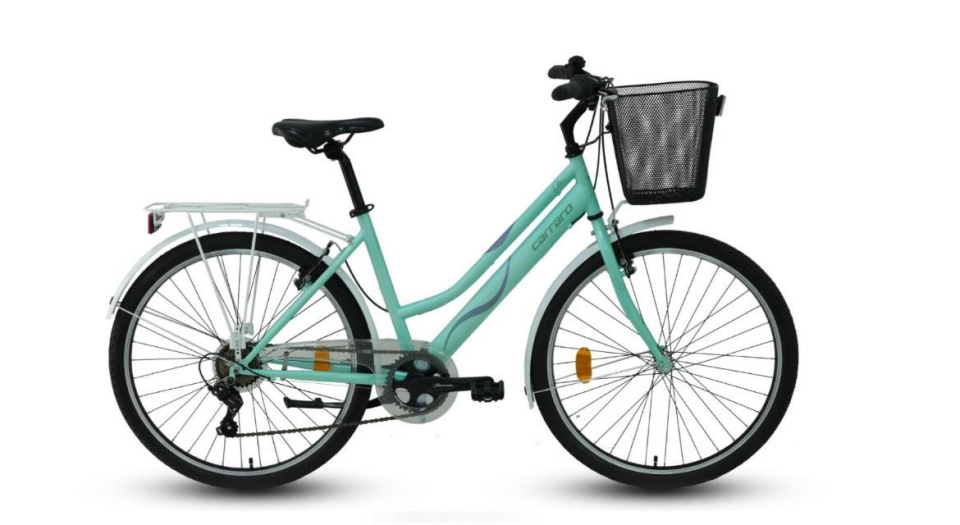 Carraro Lila 26 Açık Yeşil Beyaz Bukalemun 7 Vites Şehir Bisikleti