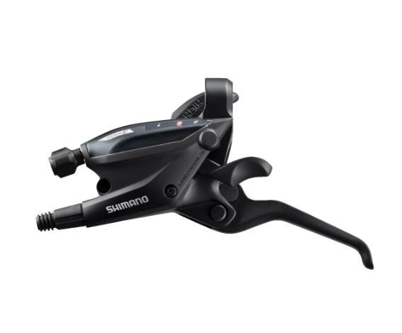 SHIMANO Vites/Fren Kolu (Düz Gidon, Hidrolik Disk Fren için) ST-EF505-L 3-vites EZ FIRE PLUS 1800 mm