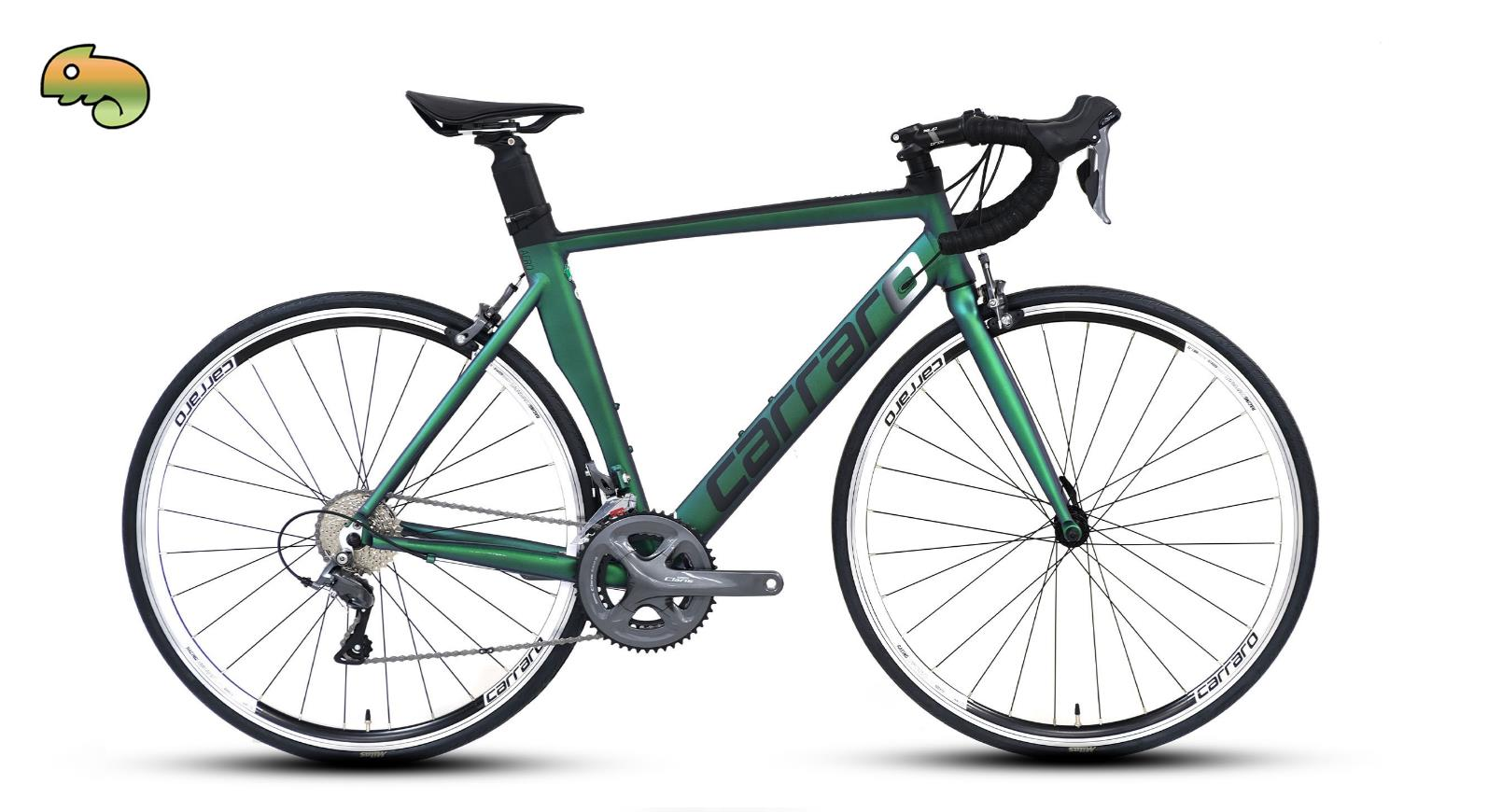 Carraro Race 022 520H 16V Bukalemun Mat Mavi Yeşil Mor Yarış Bisikleti