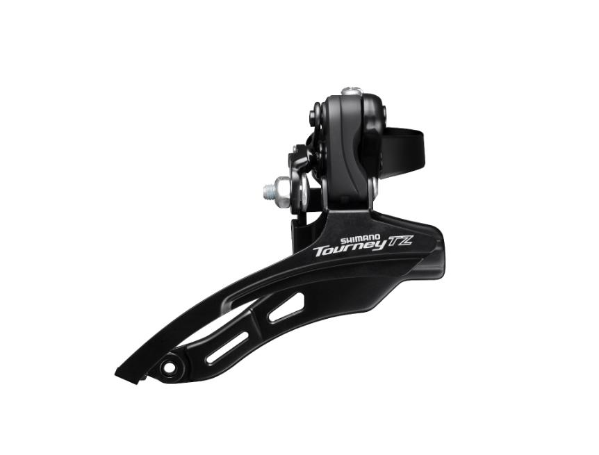 SHIMANO TOURNEY TZ Ön Aktarıcı FD-TZ500-DS6 Üçlü Alttan Salınımlı Kelepçe-tipi S (28,6 mm) Seri rengi