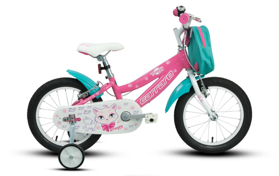 Carraro Moggy 20 Jant Pembe Beyaz Turkuaz Kız Çocuk Bisikleti