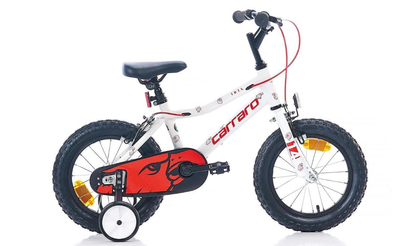 Carraro Red Eagle 14 Jant Beyaz Kırmızı Çocuk Bisikleti