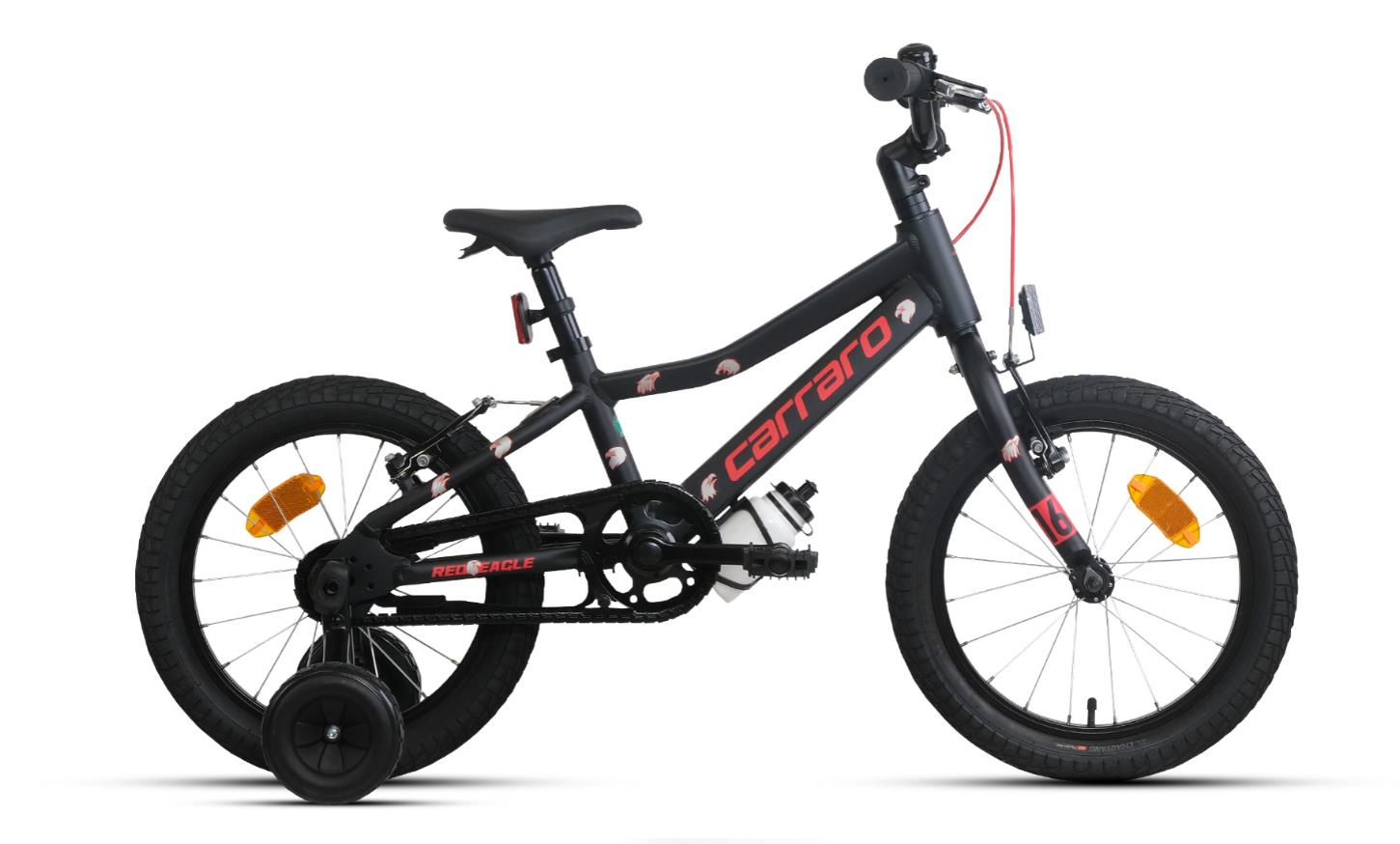 Carraro Red Eagle 16 Jant Siyah Kırmızı Çocuk Bisikleti