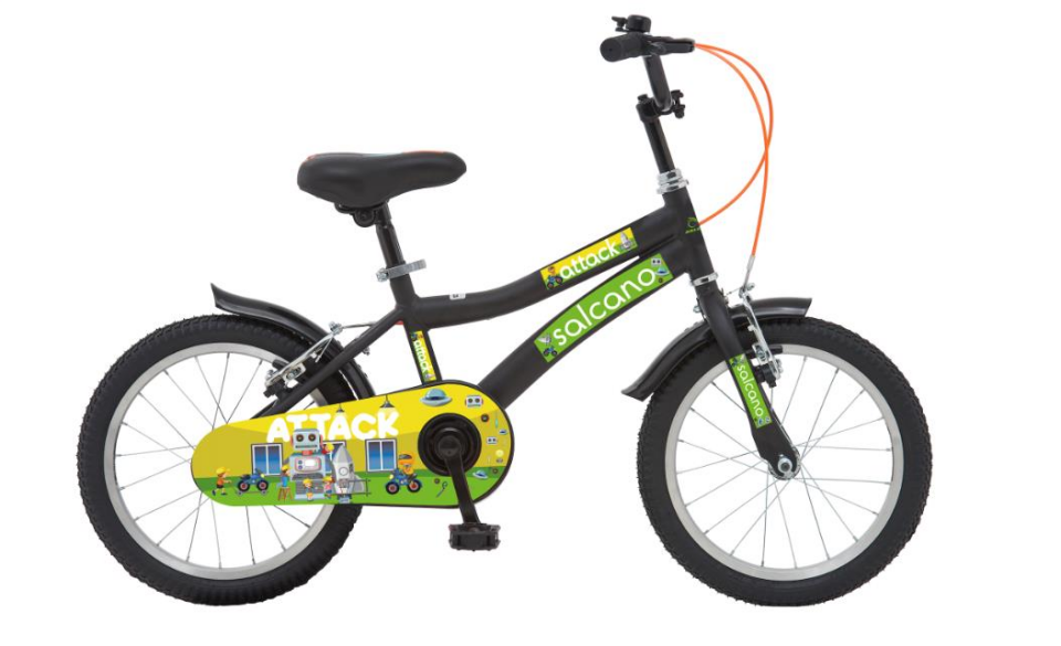 Salcano Attack 20 Jant Siyah Yeşil  Çocuk Bisikleti