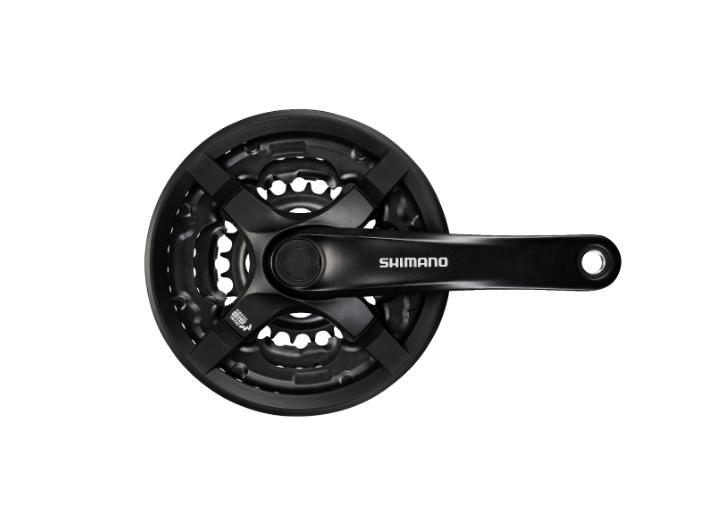Shimano Aynakol FC-TY501 Square 8/7/6 Vites 175,0 mm 42-34-24D Siyah Ünite Orta Göbeği için CG ile