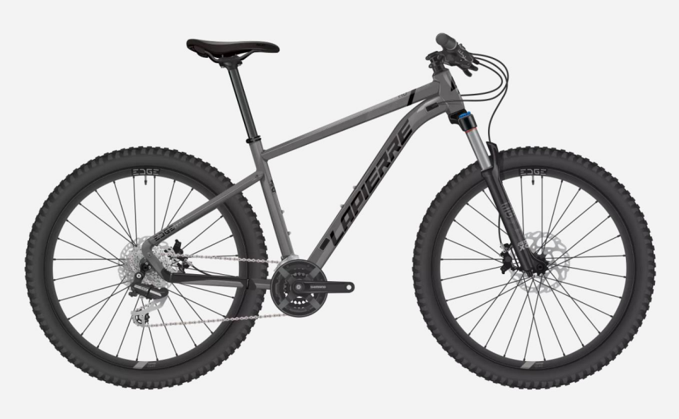 Lapierre CRP Edge 3.7 Dağ Bisikleti 27.5 – 24 V HD Dağ Bisikleti 44cm Mat Koyu Gri Siyah Gri