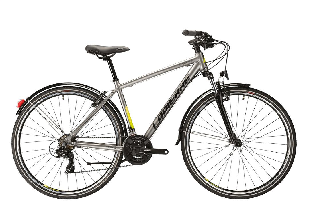 Lapierre Trekking 1.0 21-Vites V Şehir Bisikleti 51cm Gri Lime-Yeşil Siyah