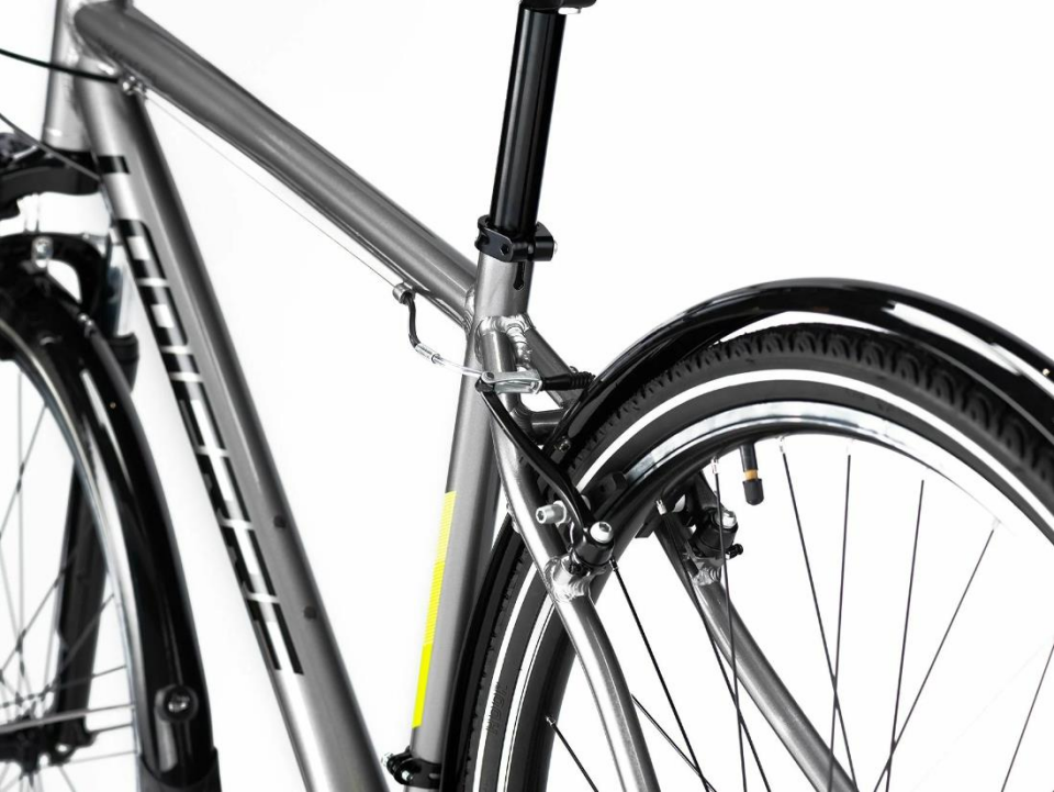 Lapierre Trekking 1.0 21-Vites V Şehir Bisikleti 51cm Gri Lime-Yeşil Siyah