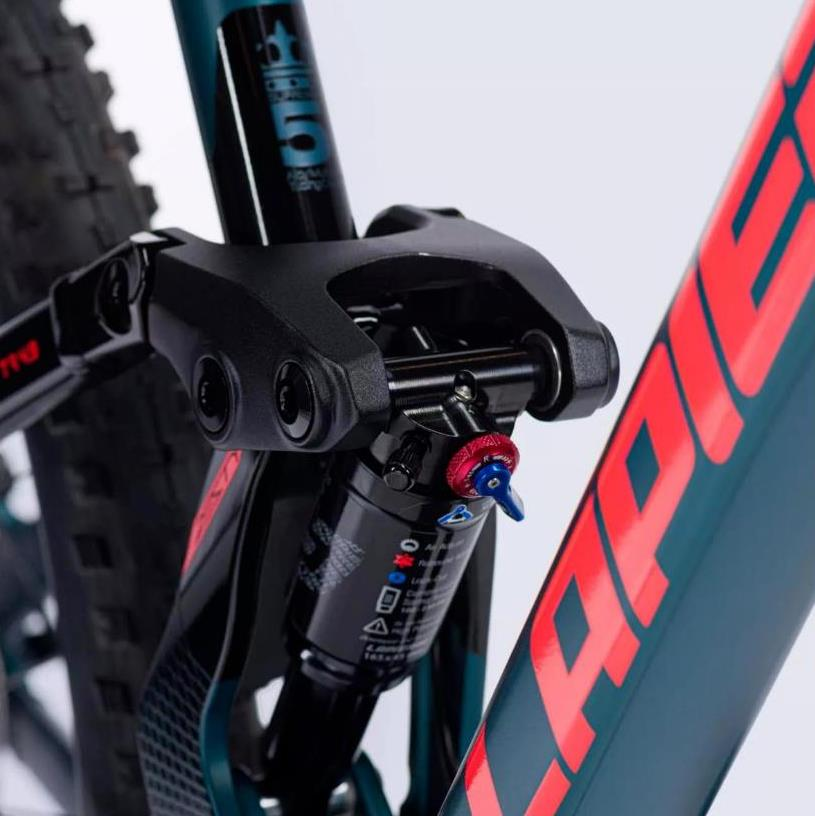 Lapierre Zesty 4.9 430H Mat Koyu Turkuaz Parlak Siyah KIrmızı Dağ Bisikleti