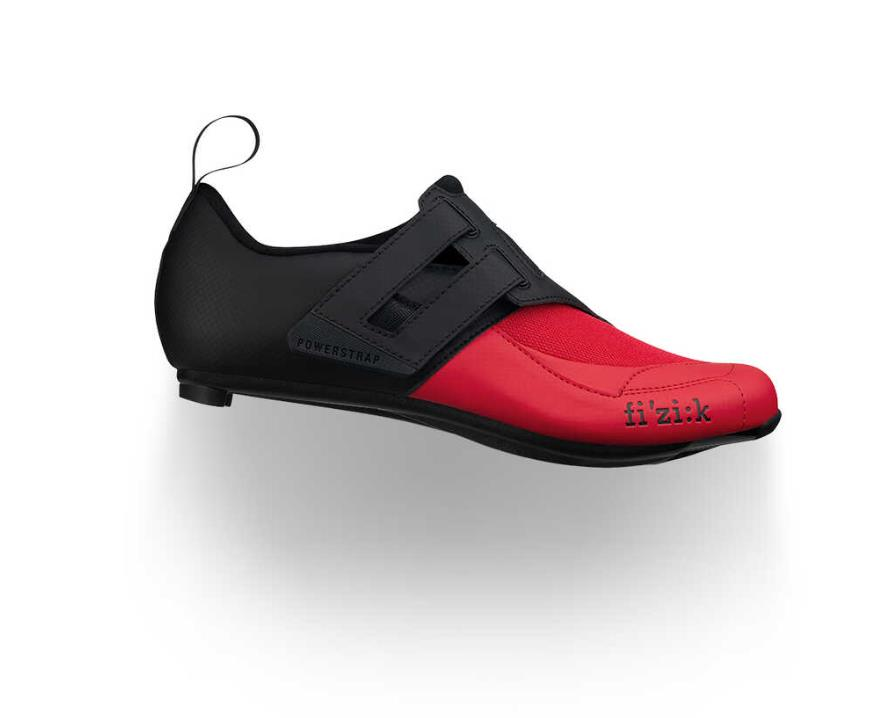 Fizik Transiro Powerstrap R4 43 Numara Siyah Kırmızı Triathlon Ayakkabısı