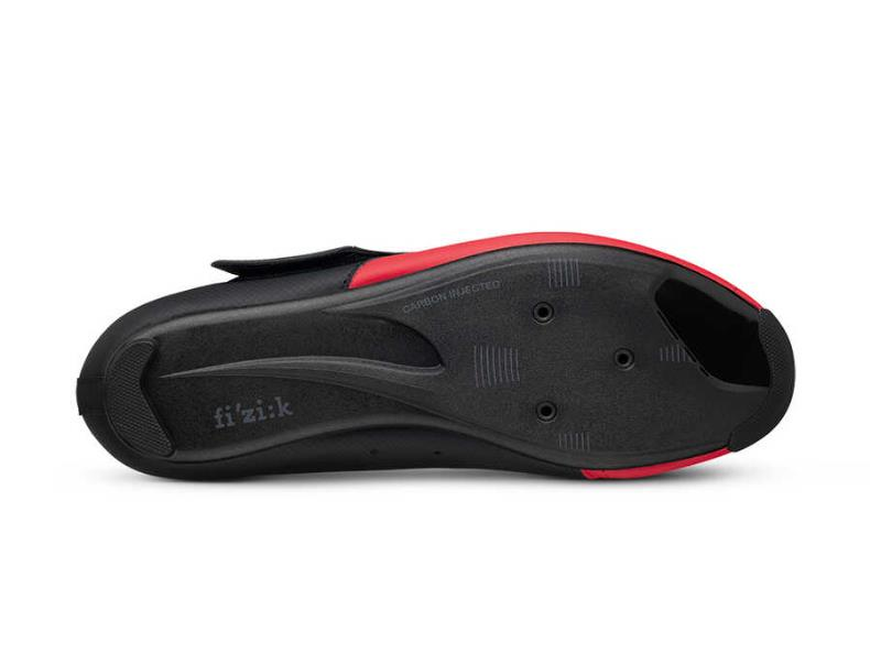 Fizik Transiro Powerstrap R4 43 Numara Siyah Kırmızı Triathlon Ayakkabısı