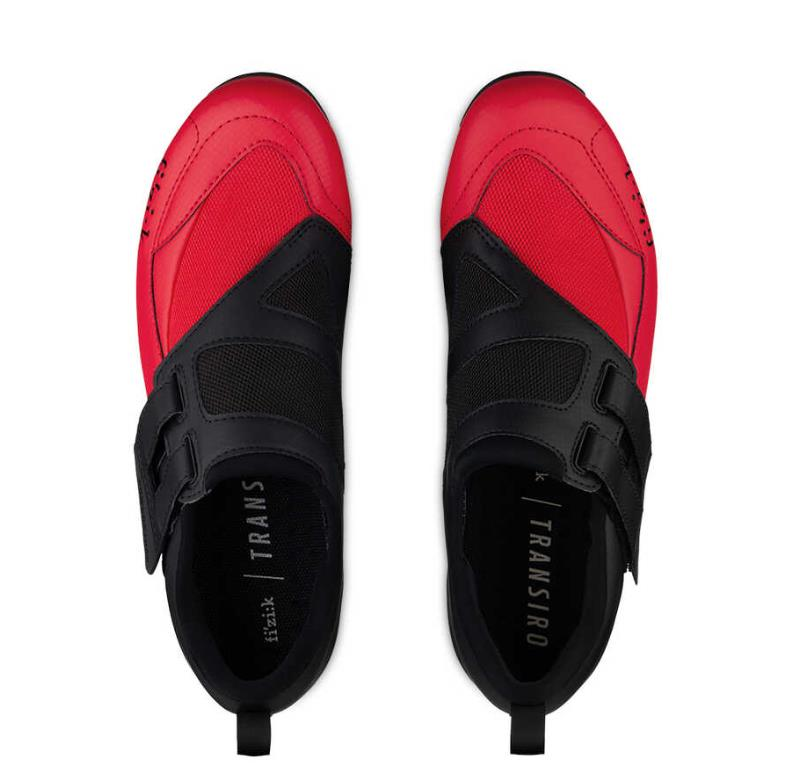 Fizik Transiro Powerstrap R4 43 Numara Siyah Kırmızı Triathlon Ayakkabısı