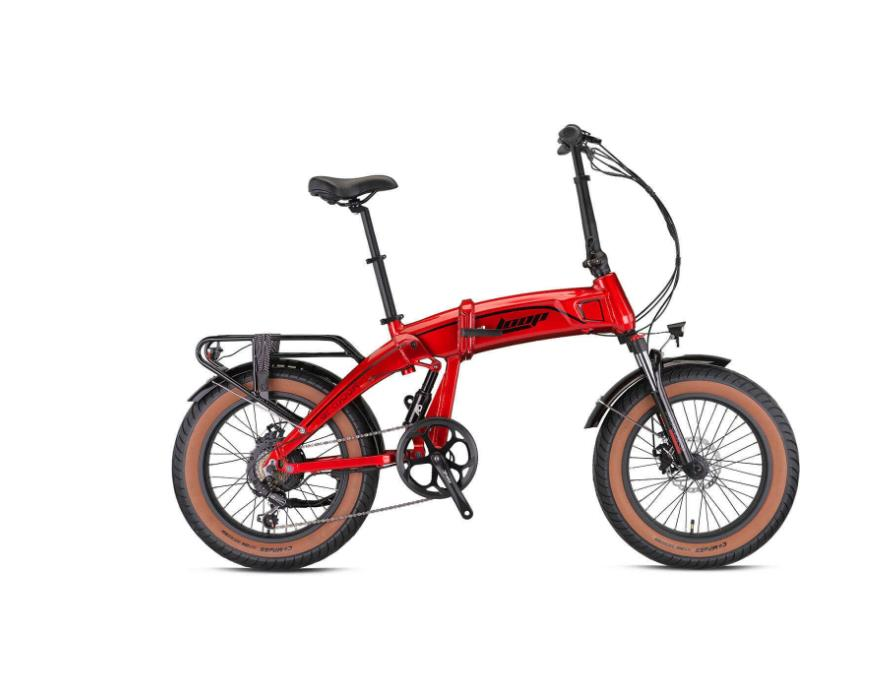 Loop Armour 20 Jnat Katlanır E-Bike Kırmızı Siyah