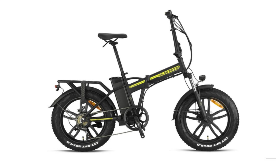 Elektrone ZUMA Hidrolik Disk Fren Katlanır E- Bİke Siyah Neon Sarı