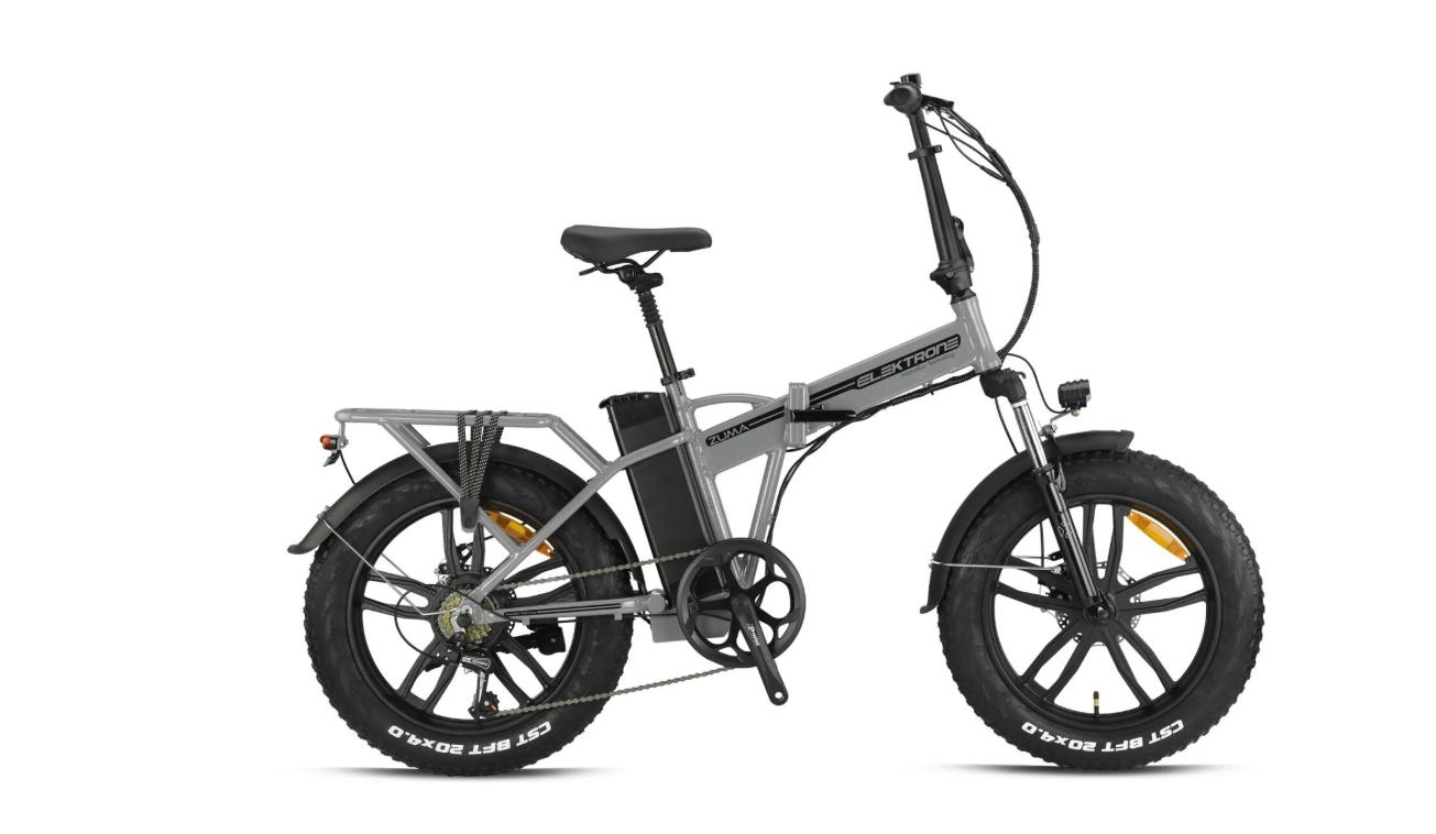 Elektrone ZUMA Hidrolik Disk Fren Katlanır E- Bİke Nardo Gri Siyah