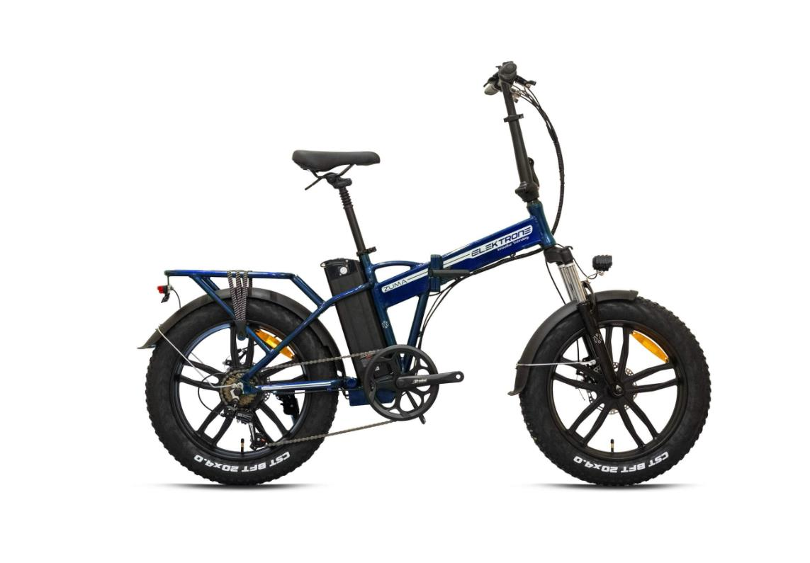 Elektrone ZUMA Hidrolik Disk Fren Katlanır E- Bİke Lacivert Gri