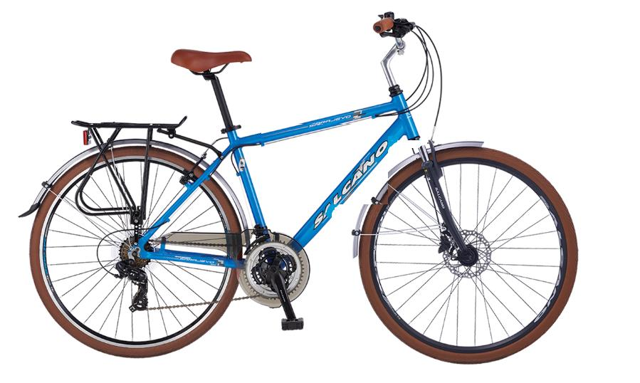 Salcano Sarajevo 700 Man HD 19'' Şehir Bisikleti Mavi-Beyaz